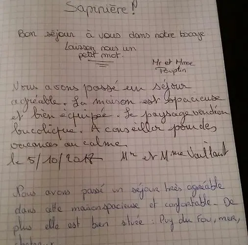 De La Sapiniere A 15 Min Du Puy Du Fou